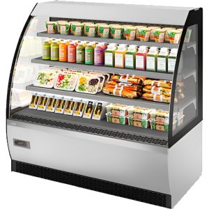 Витрина кондитерская Chilz VETE OFT 90 белый глянец, шлифованная нержавейка