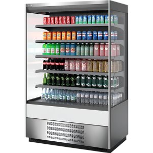 Горка холодильная Chilz BERG 100 зеркальная нержавейка (нержавейка, белый, нержавейка)