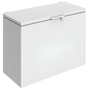 Ларь морозильный с глухой крышкой CRYSPI CF300S нерж. 1 корзина