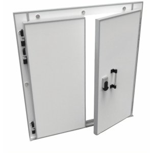 Дверь холодильная распашная двустворчатая НТ-РДД-1400*2000/120 - Изображение 2