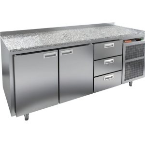 Стол холодильный среднетемпературный HiCold GN 113/TN М камень