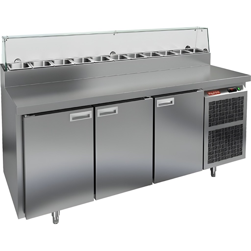 Стол холодильный для пиццы HiCold PZ2-111GN (1/6)