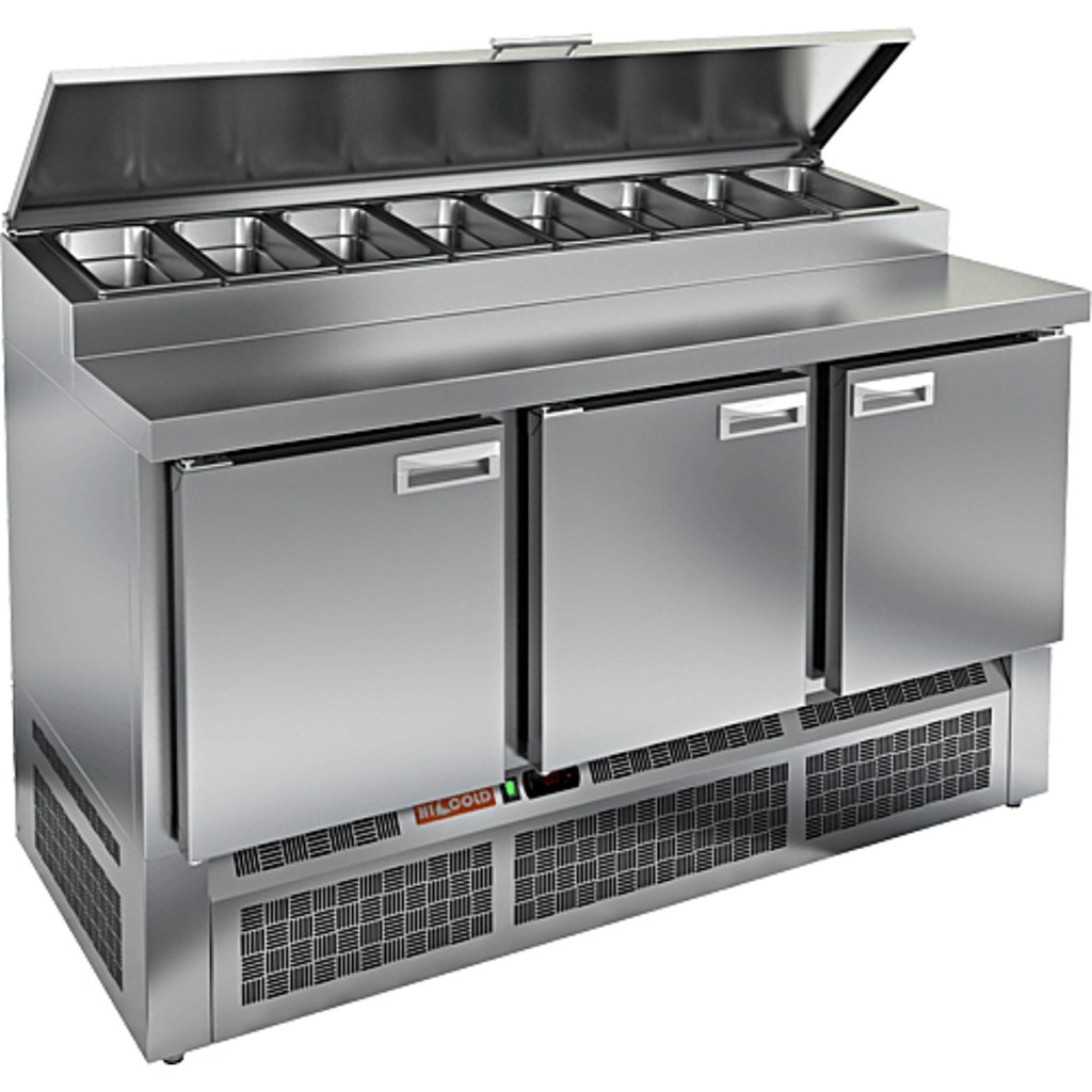 Стол холодильный для пиццы HiCold PZE1-111GN (1/3) М
