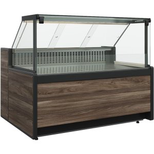 Витрина нейтральная Carboma GC111 N 0,94-1 (1008 (Темный дуб)) (газлифт, без боковин)