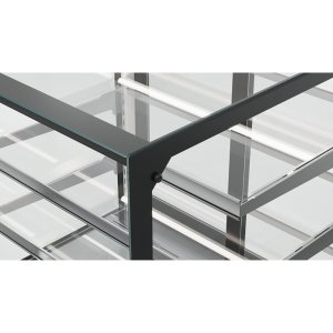 Витрина нейтральная Carboma КС71-130 N 1,2-1 (9005) - Изображение 3