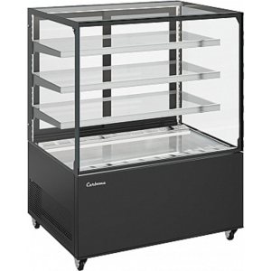 Витрина нейтральная Carboma KC78-130 N 0,9-1 (9005)