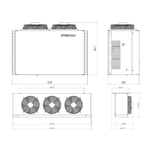 Сплит-система холодильная низкотемпературная Intercold LCM 447 PR FT - Изображение 4