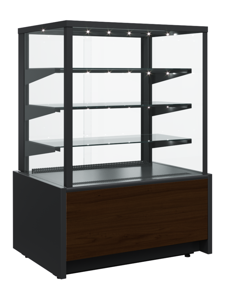 Витрина кондитерская Carboma KC70 VM 0,9-1 Light Паттерн (0105 Венге)