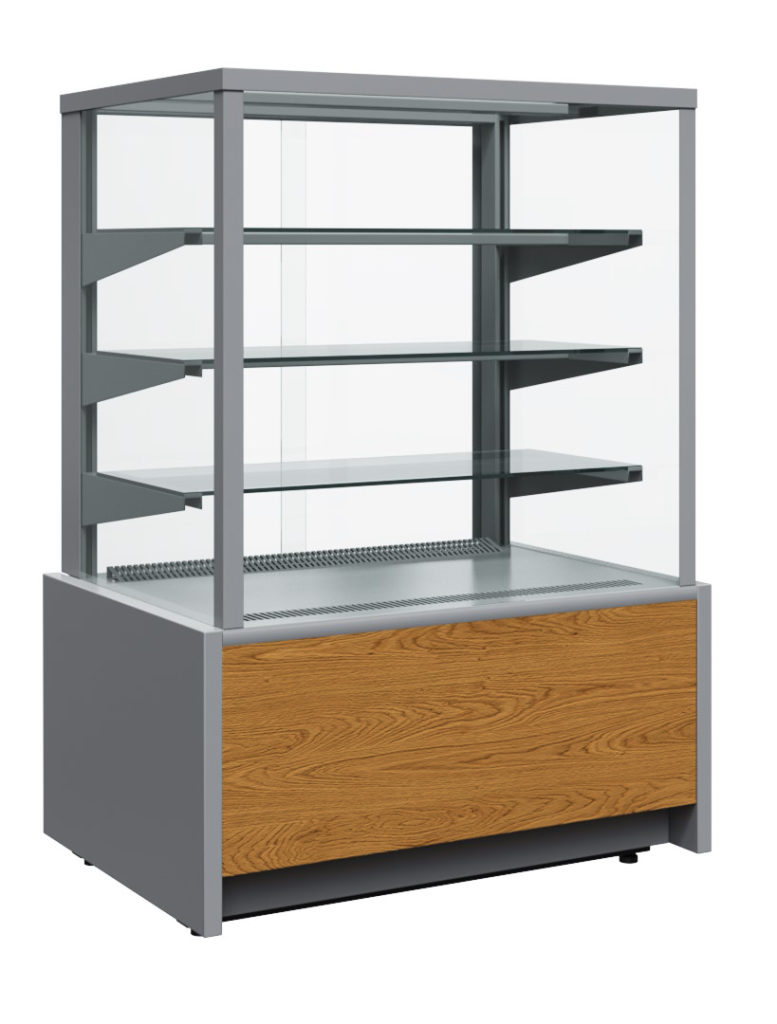 Витрина кондитерская Carboma KC70 VM 0,9-1 Light Паттерн (0107 Ольха)