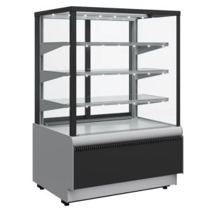 Витрина кондитерская Carboma KC70 VM 1,3-1 Light (ВХСв-1,3д Carboma Cube Техно) (9006-9005)