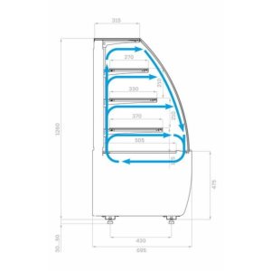 Витрина кондитерская Carboma K70 VV 0,9-1 Standard (версия 2.0) (9005-0109) - Изображение 2